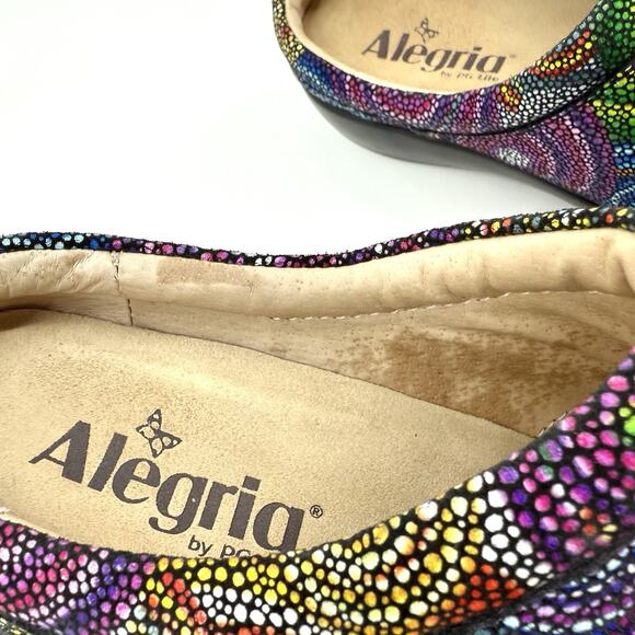 Alegria Kayla Bullseye Colorful KAY-387 Comfort Mules Slip On Shoes Size 37 US 7 - Picture 8 of 8